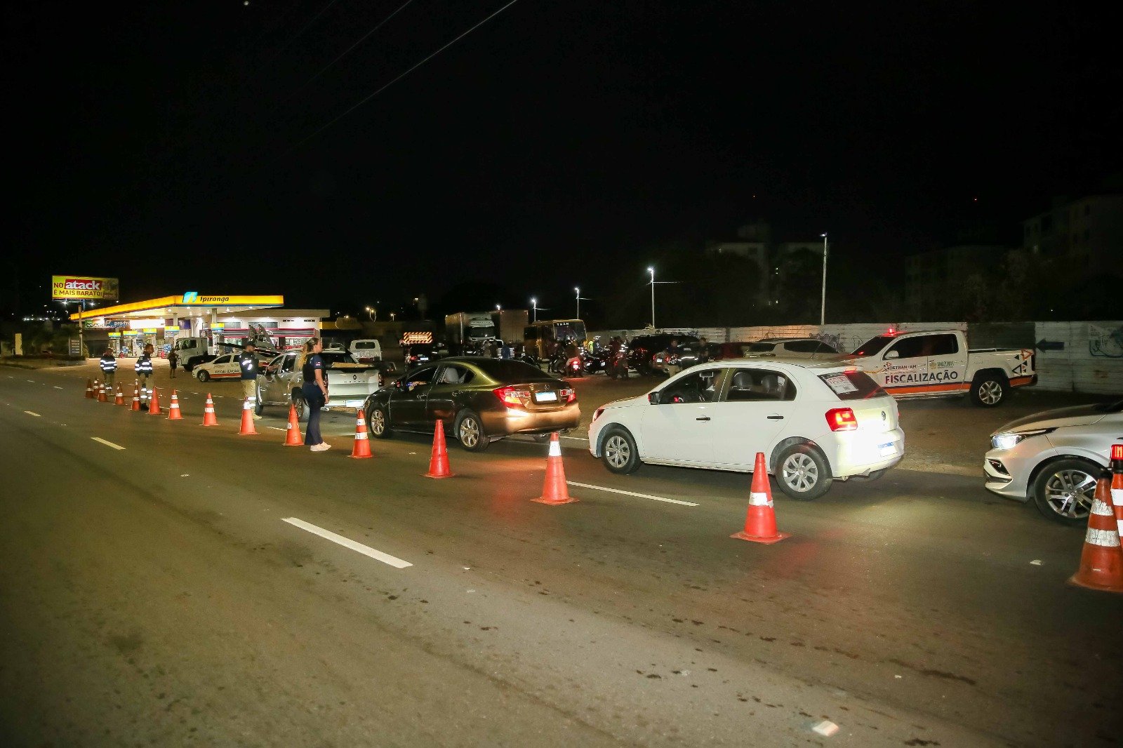 Detran-AM: Equipe de Fiscalização autua mais de 350 veículos por infrações cometidas no final de semana